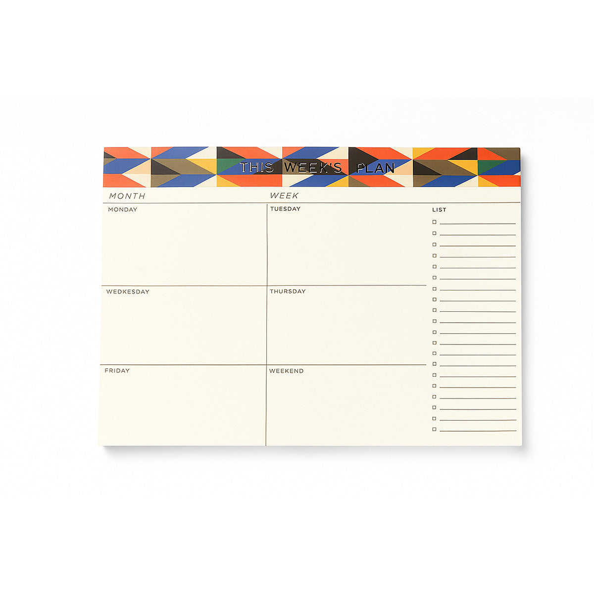 Planner semanal Austria / 80 Hojas 80gsm / 25x19cm