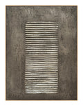 Cuadro "Etrusco 1" Pintado a Mano sobre Canvas con Marco Madera Oscura 90 x 120 cm
