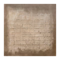 Oleo Texturado "Orígenes" Pintado a Mano sobre Canvas 120 x 130 cm