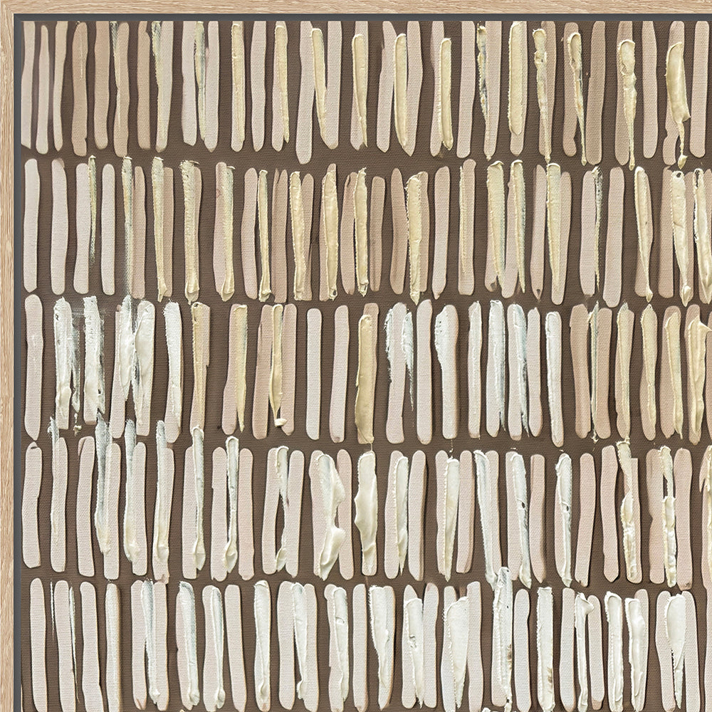 Oleo Texturado "Extensiones" Pintado a Mano sobre Canvas 100 x 100 cm