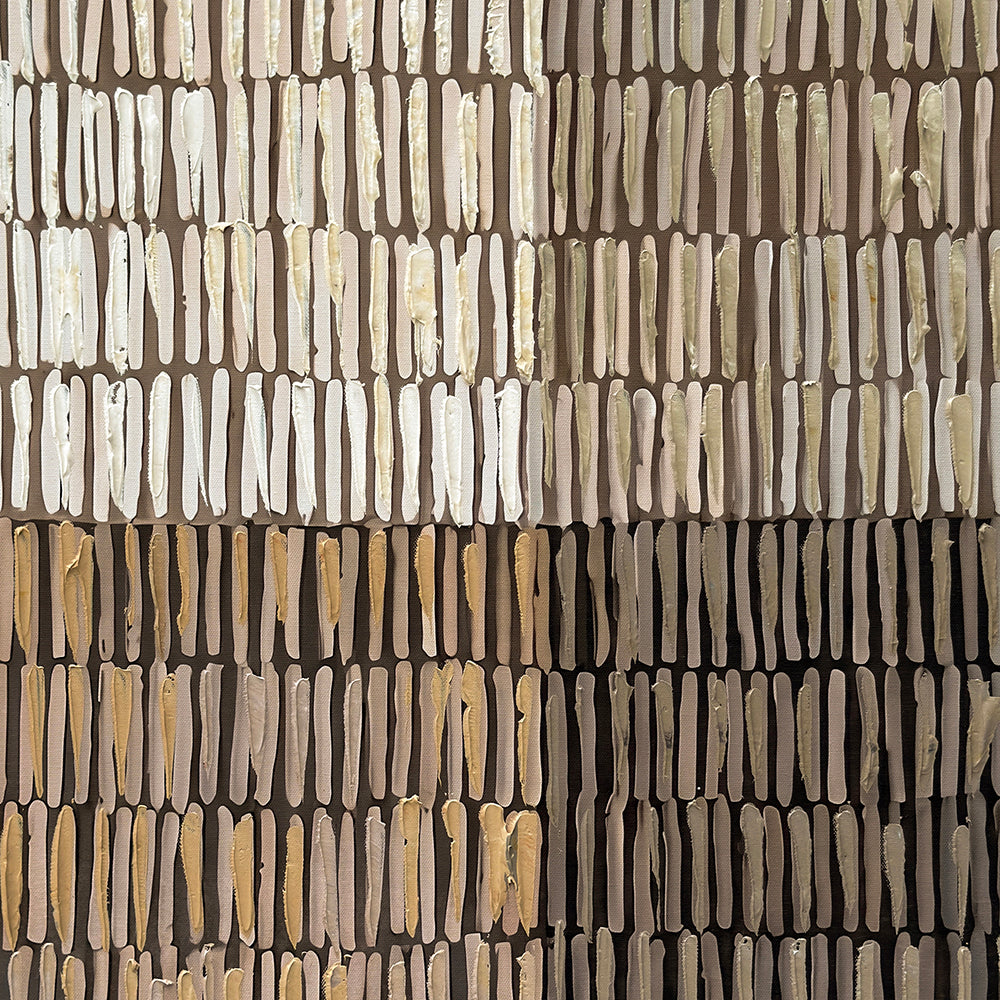 Oleo Texturado "Extensiones" Pintado a Mano sobre Canvas 100 x 100 cm