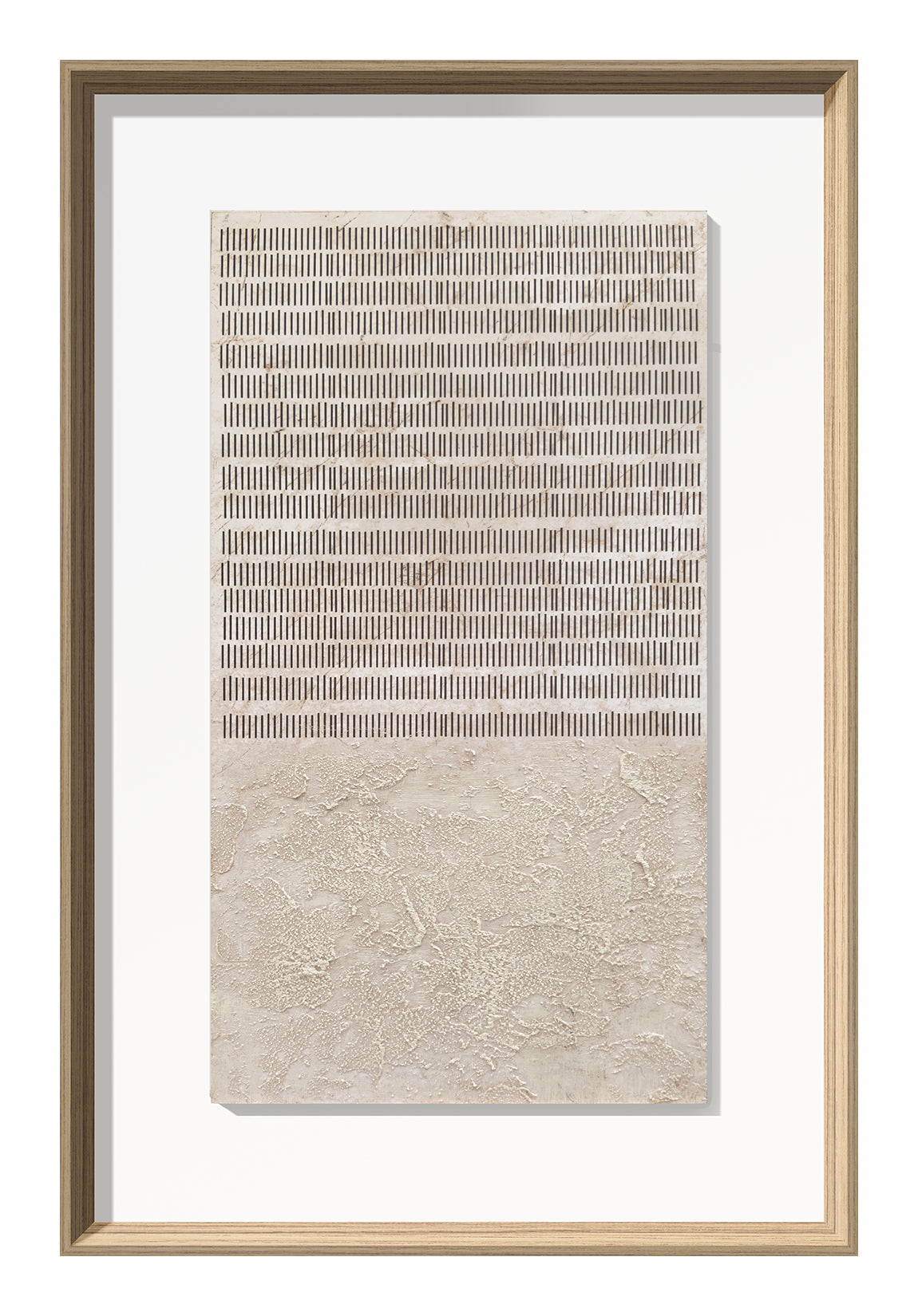Cuadro 3d "Suerte 2" Con Marco Roble 40 x 60 cm