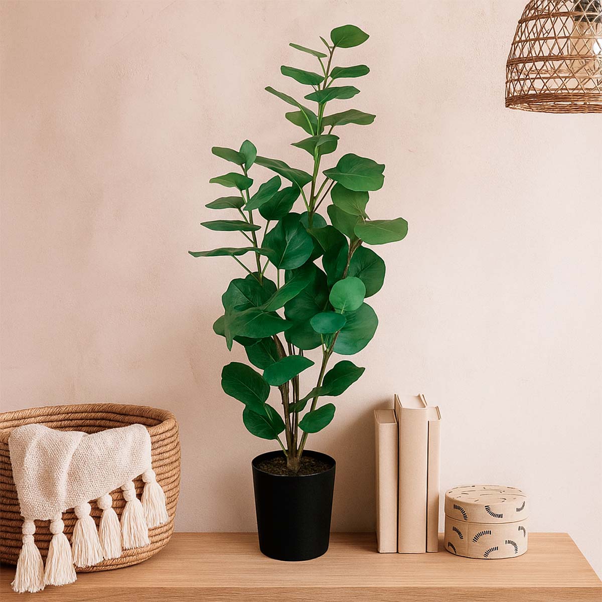 Árbol Eucalipto con Macetero 91 cm de Altura
