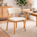Silla Álvaro Madera Walnut y Lino Natural (Llegada en Agosto)