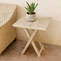Mesa Lateral Sargón – Madera Albayalde Plegable