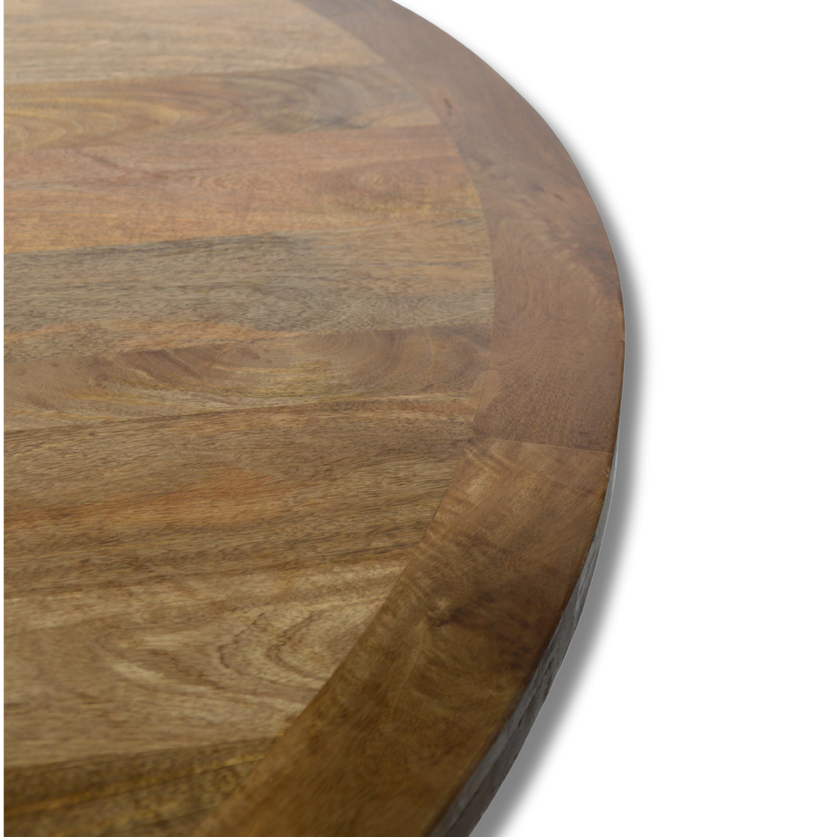 Mesa de comedor circular madera teca 180x180x77cm