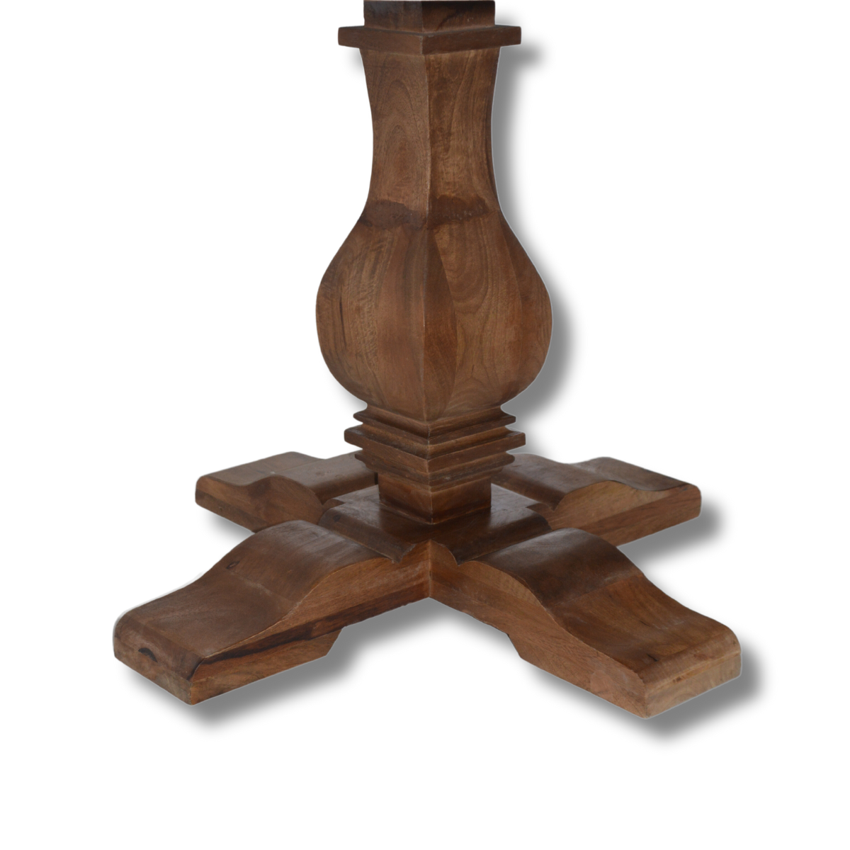 Mesa de comedor circular madera teca 180x180x77cm