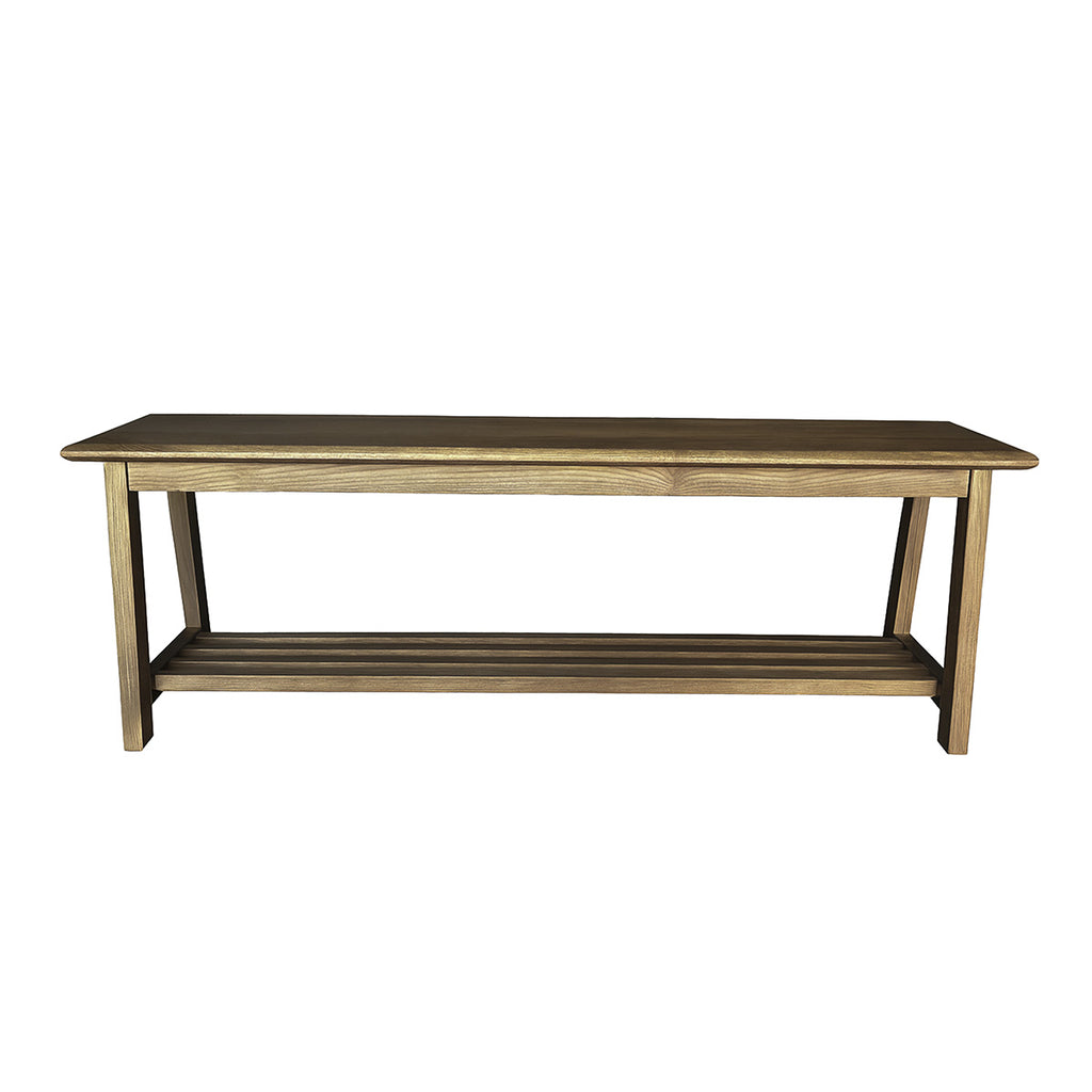 Banqueta Roniland Madera Walnut 130 x 30 x 45cm