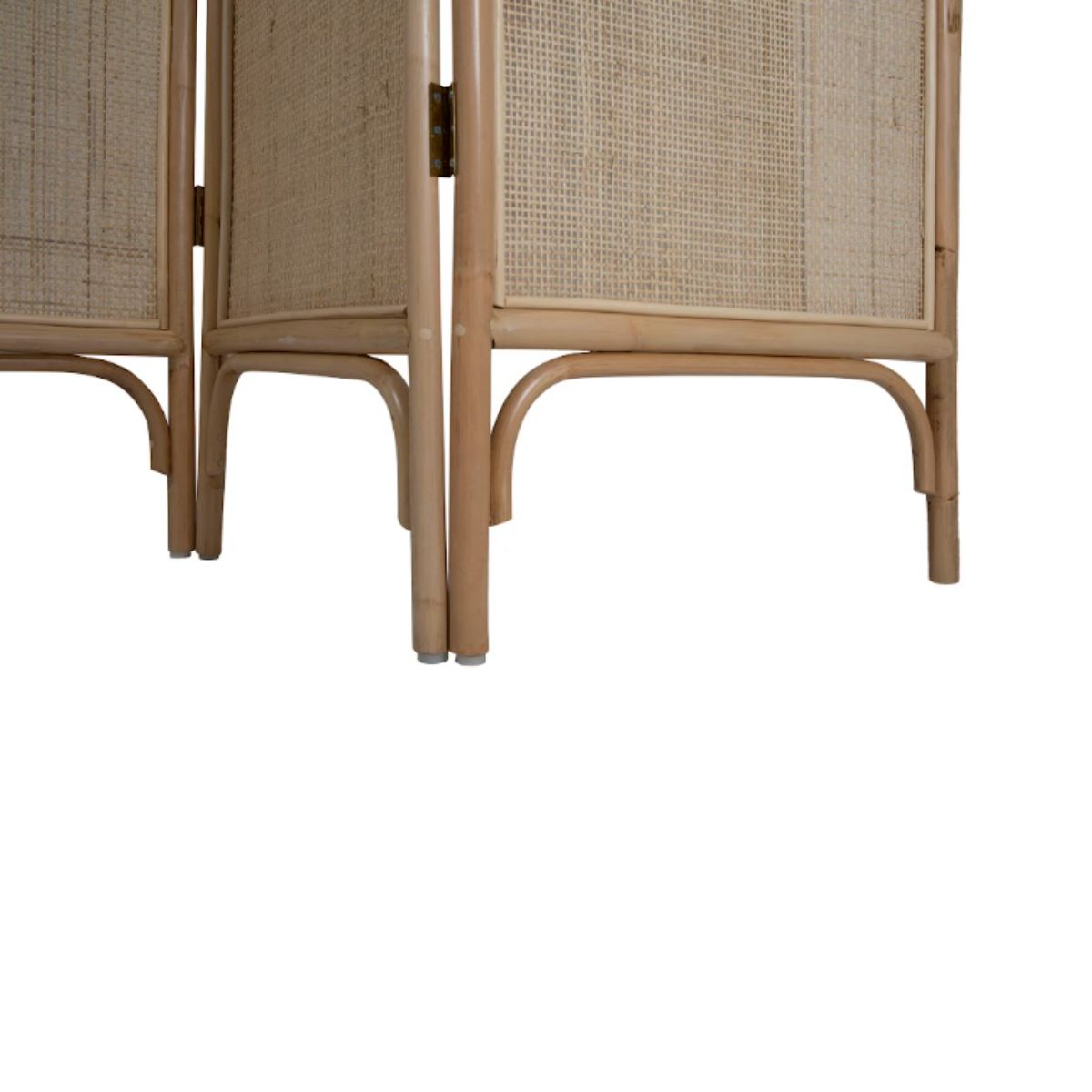 Biombo Gili 3 paneles rattan natural 150x180 cm