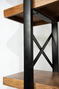 Estante madera de mango y estructura metálica 200 x 180 cm