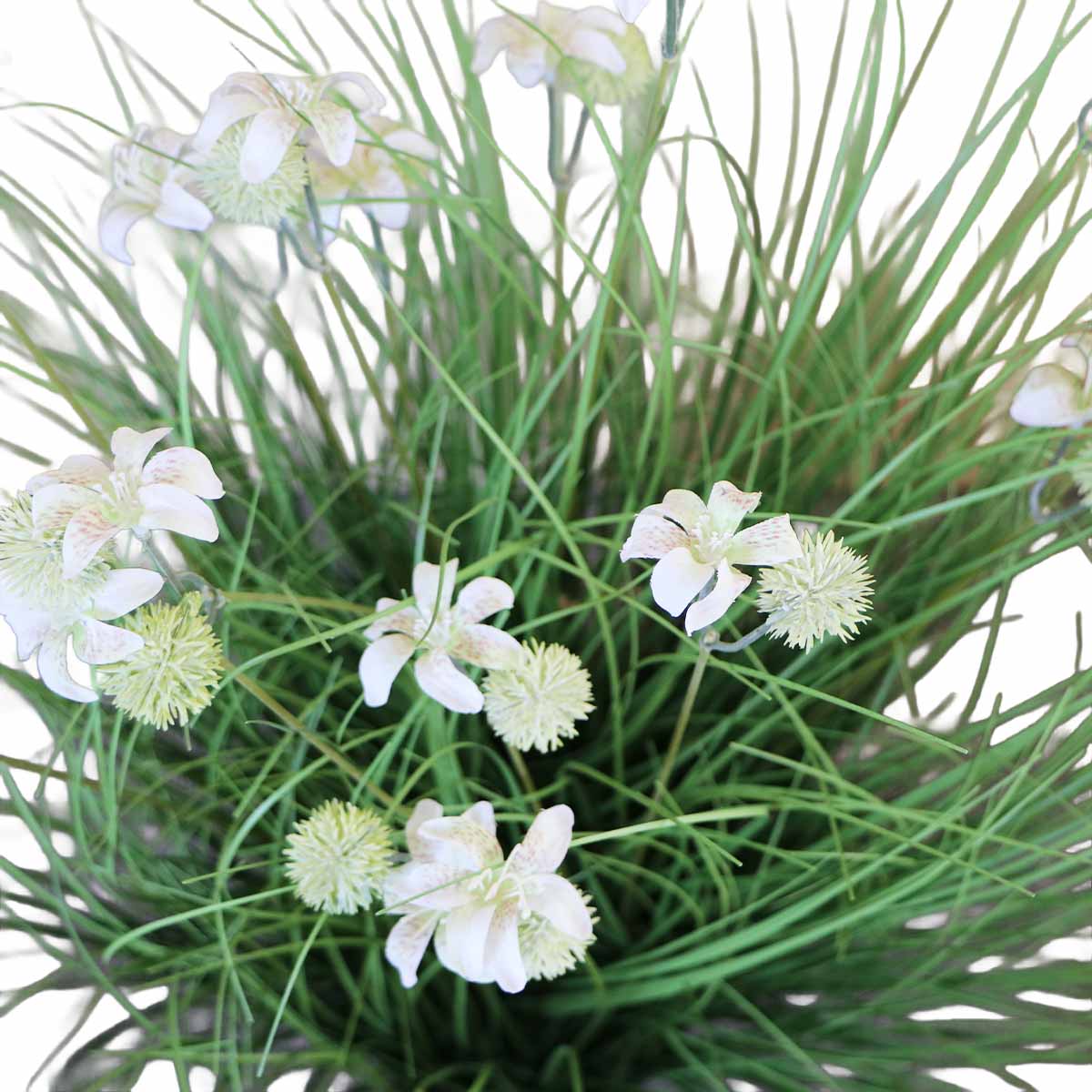 Grass con Flor con Macetero 75 cm de Altura