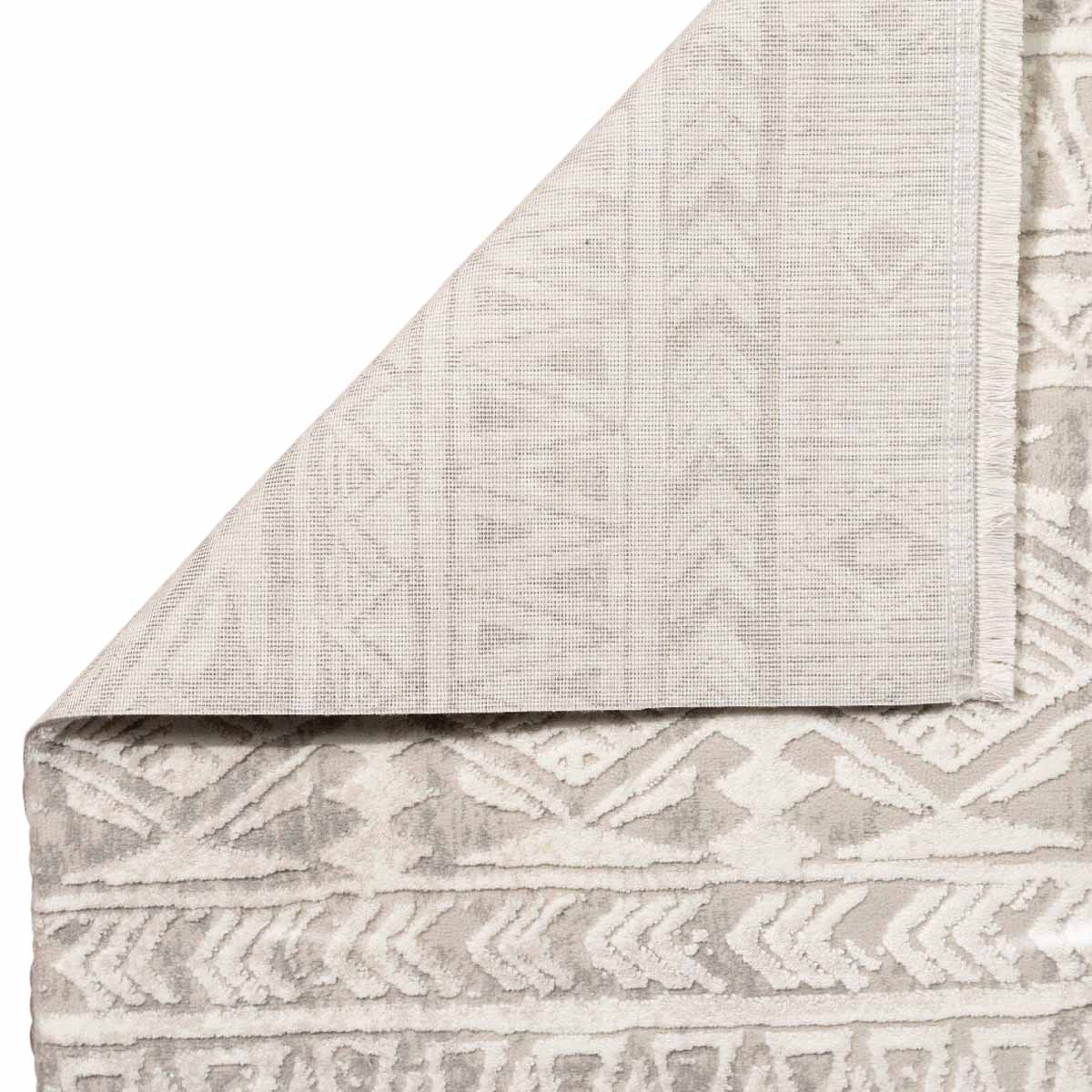 Alfombra Turca Vaivien Beige con Blanco (Selecciona Tamaño)