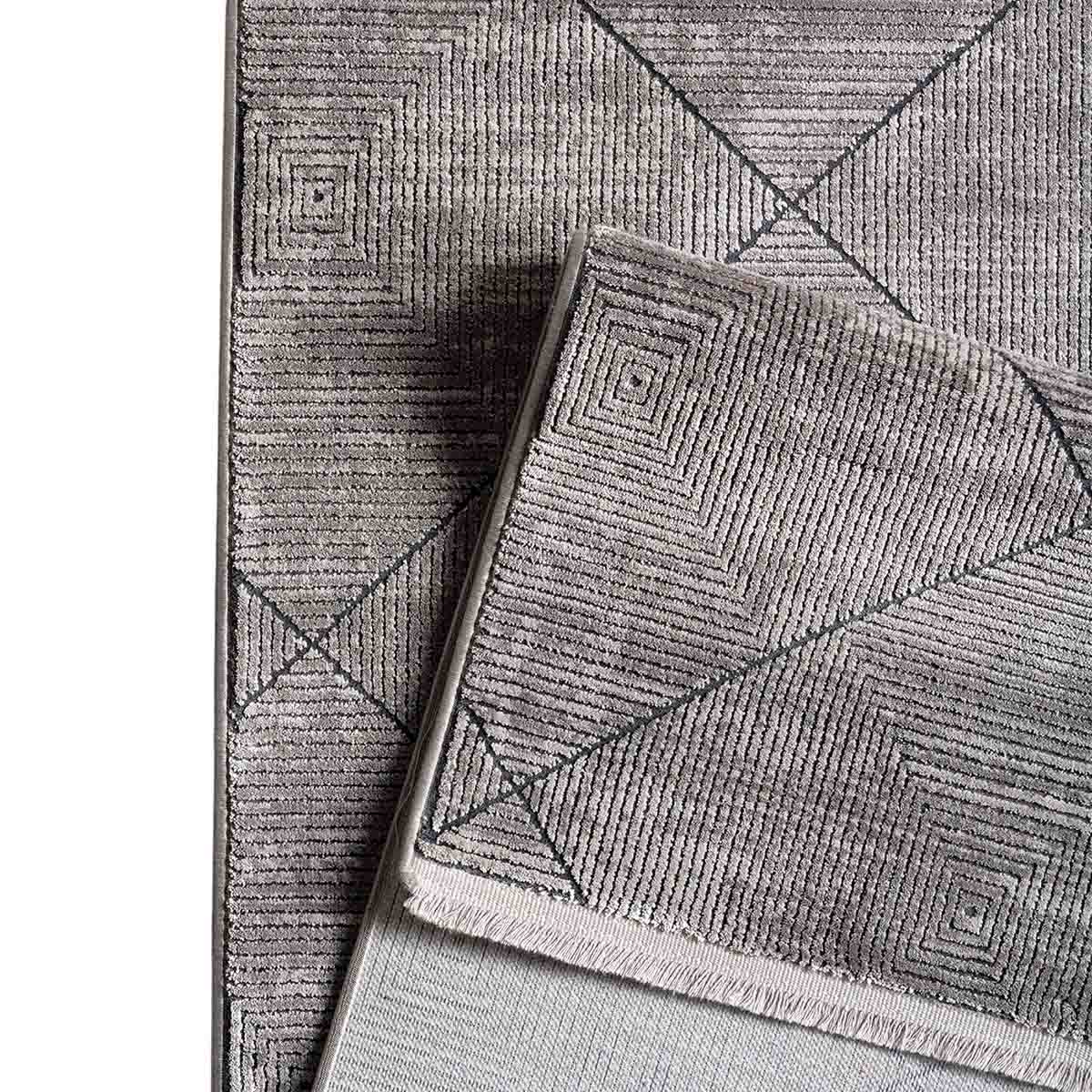Alfombra Turca Mazzini Beige Rombo (Selecciona Tamaño)