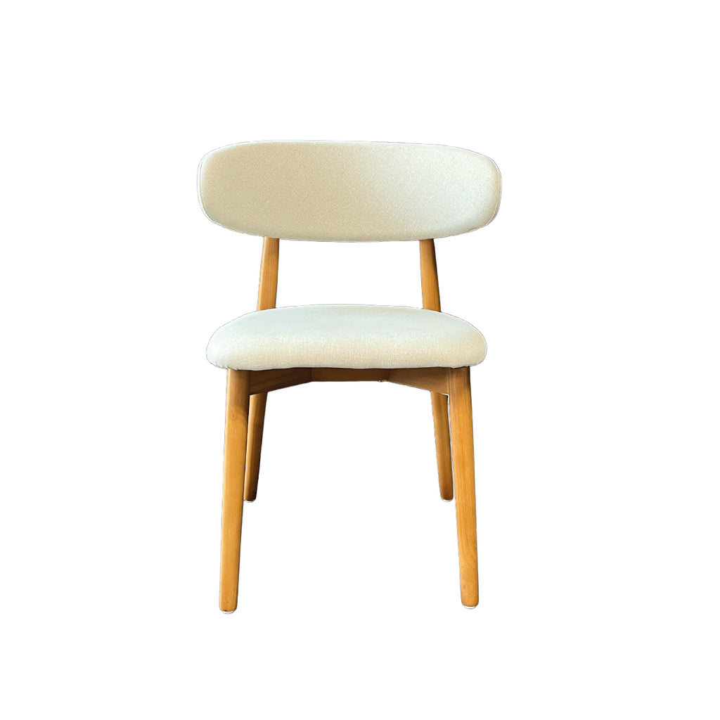 Silla Álvaro Madera Walnut y Lino Natural (Llegada en Agosto)