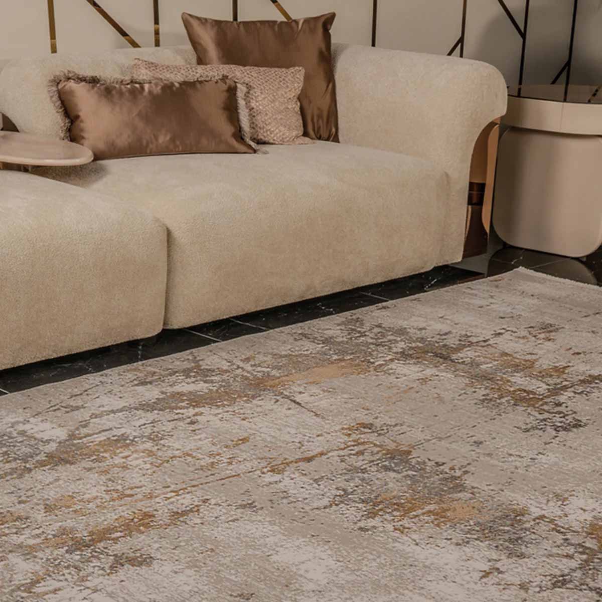 Alfombra Turca Zett06 Blanco( Selecciona Tamaño)