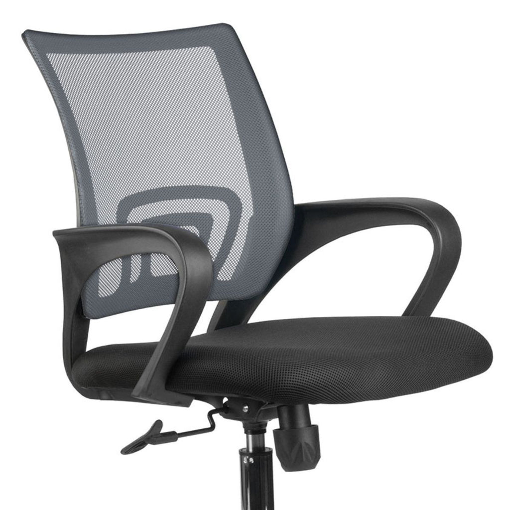 Silla de oficina ajustable con brazo espectrum malla negra 65 x 55 x 100cm