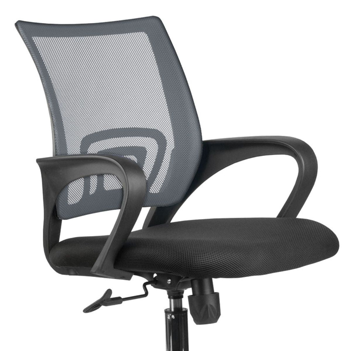 Silla de oficina ajustable con brazo espectrum malla negra 65 x 55 x 100cm