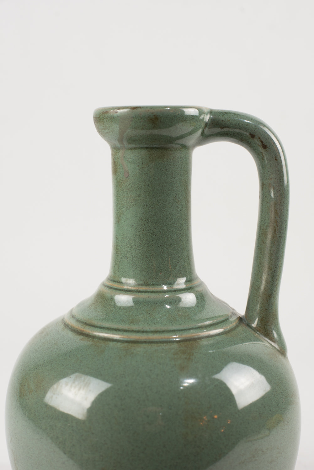 Vasija Decorativa Verde Grande 29x18cm