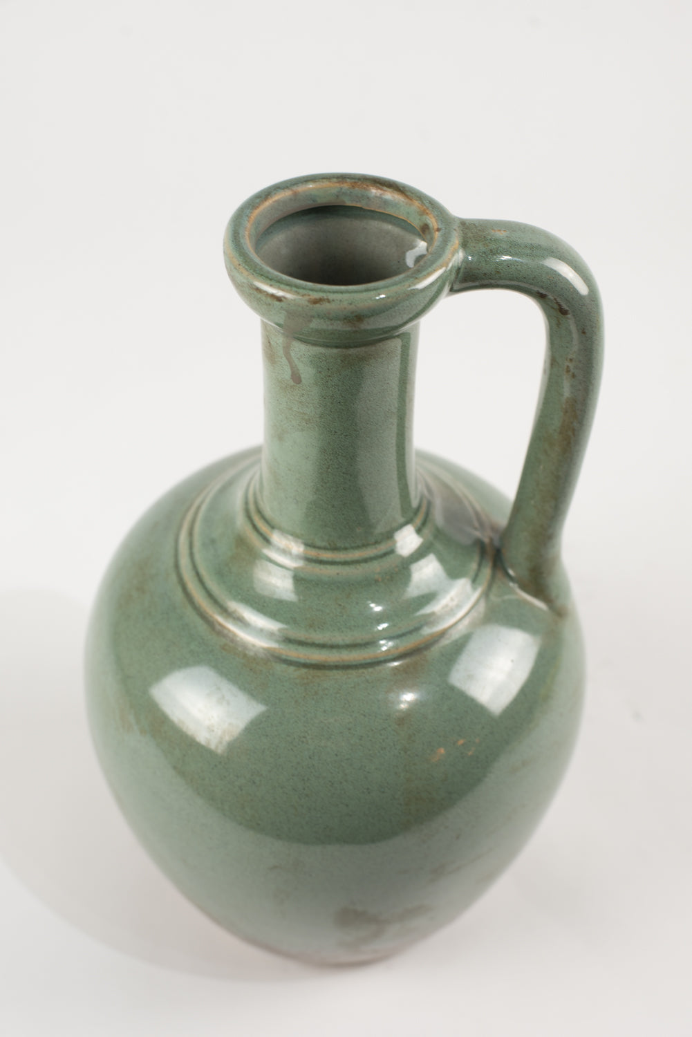 Vasija Decorativa Verde Grande 29x18cm