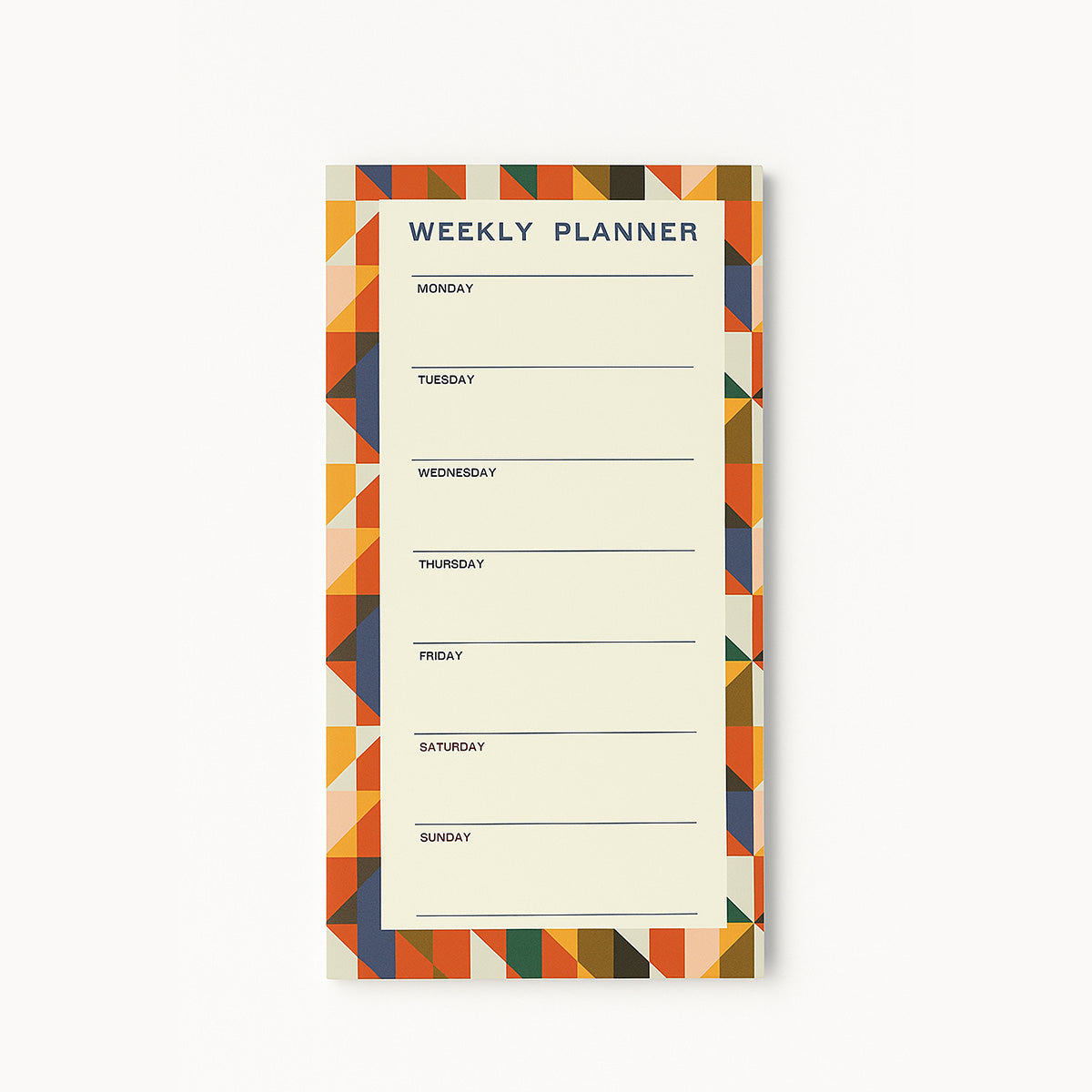 Planner Magnético semanal Suecia / 80 Hojas 80gsm / 10x20cm