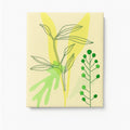Libreta Planner Journal tapa dura de algodón y papel reciclado / 96 hojas / 15x20cm / Blanco/Verde