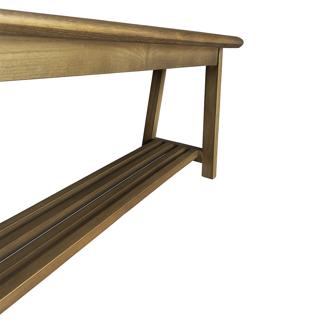 Banqueta Roniland Madera Walnut 130 x 30 x 45cm
