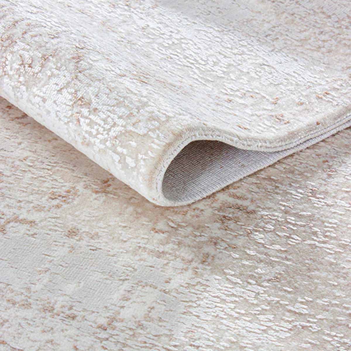 Alfombra Turca Zett03 Crema/Café (Selecciona Tamaño)
