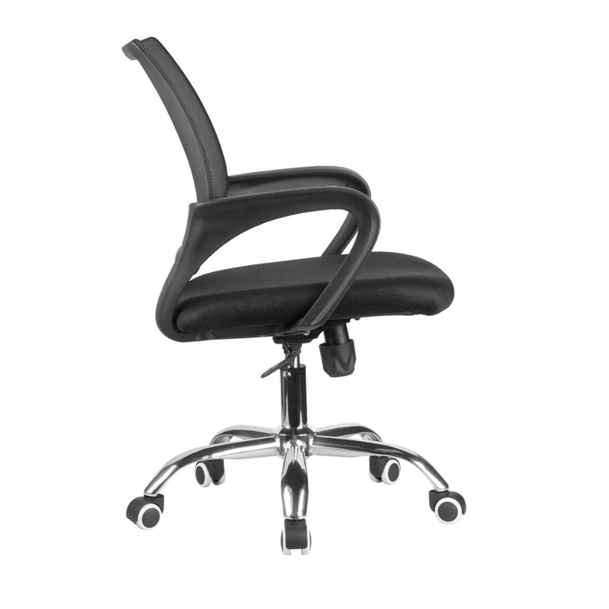Silla de oficina ajustable con brazo espectrum malla negra 65 x 55 x 100cm