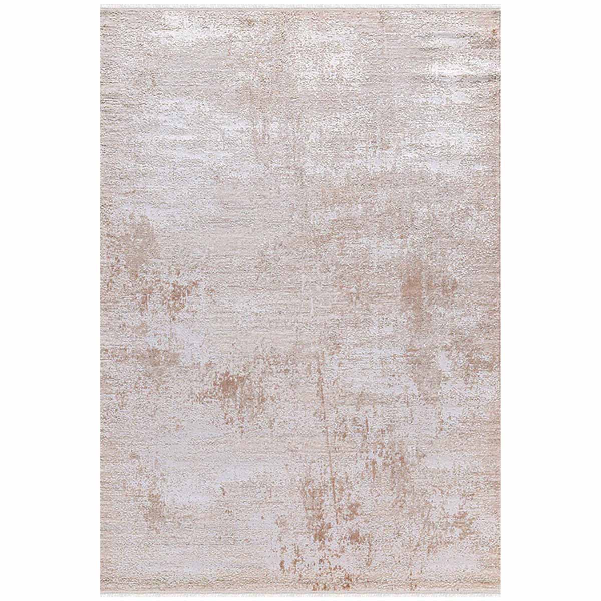 Alfombra Turca Zett03 Crema/Café (Selecciona Tamaño)