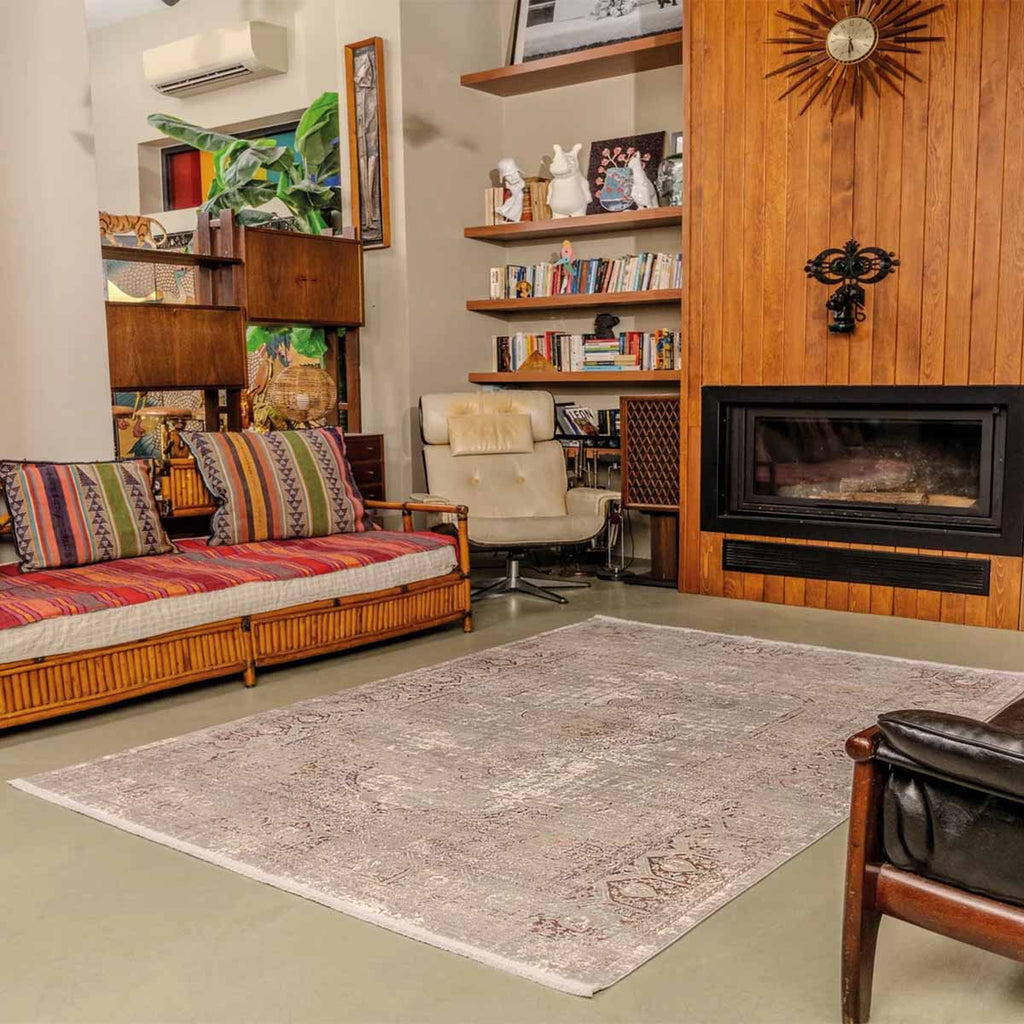 Alfombra Turca Modern04 Beige (Selecciona Tamaño)