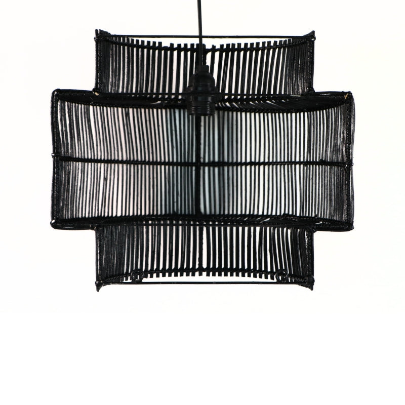 Pantalla apliqué Anisa Negro d40cm