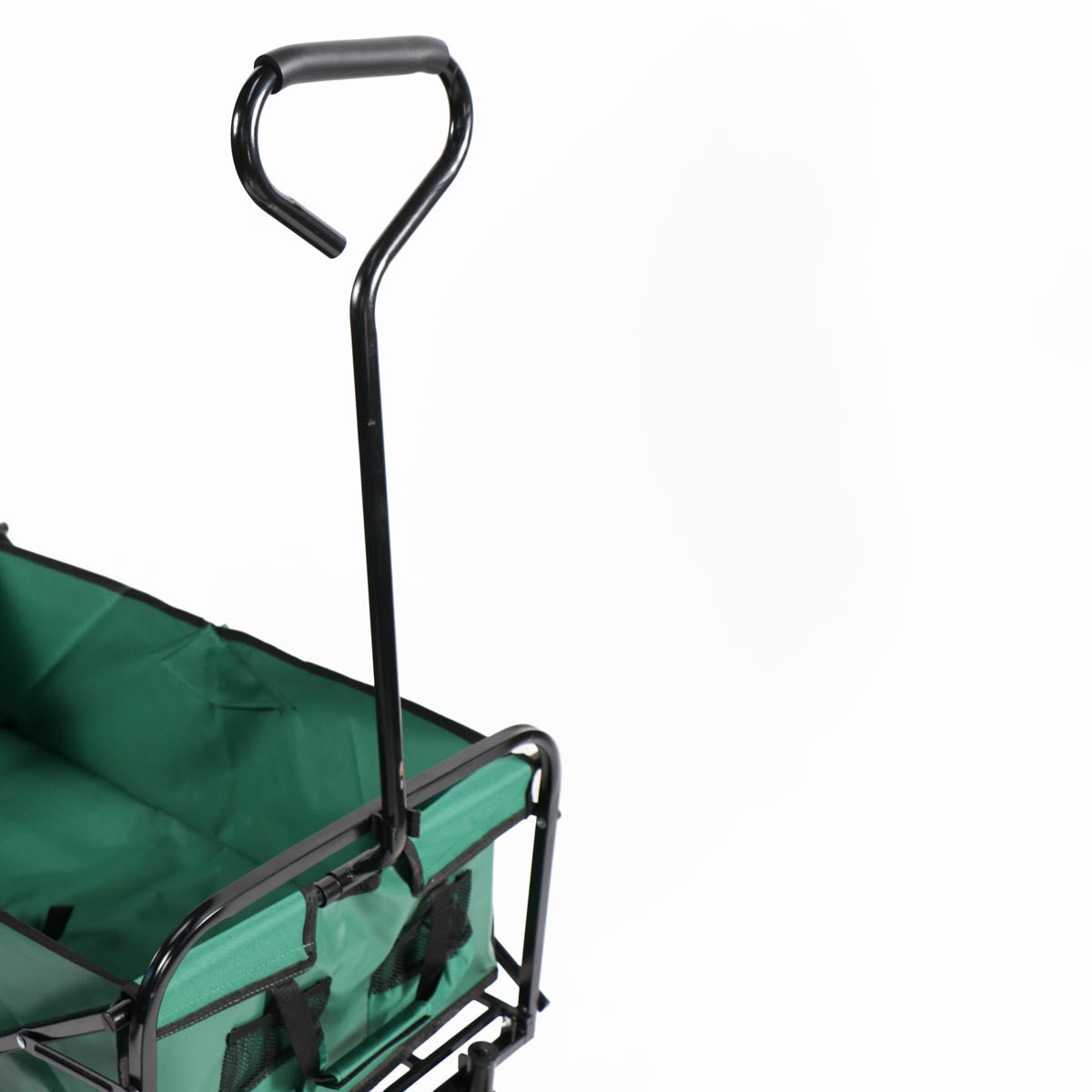 Carro verde plegable de arrastre OUTDOOR con ruedas 90 x 50 x 65cm