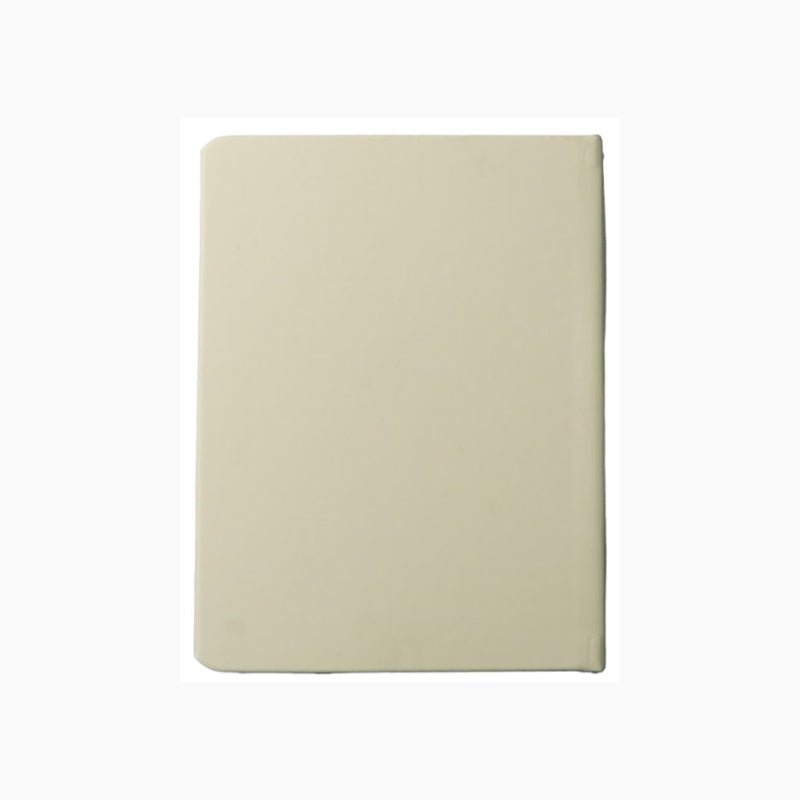 Libreta Planner Varsovia tapa dura Pu / porta lápiz / 112 Hojas 80gsm / Blanco