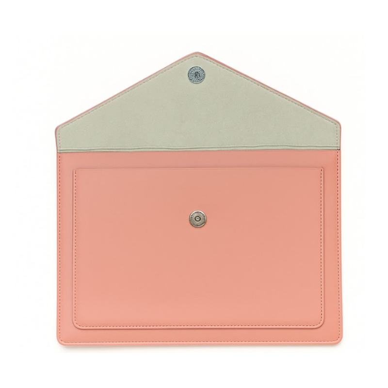 Portapapeles de eco Cuero Picea 25x17cm Rosada