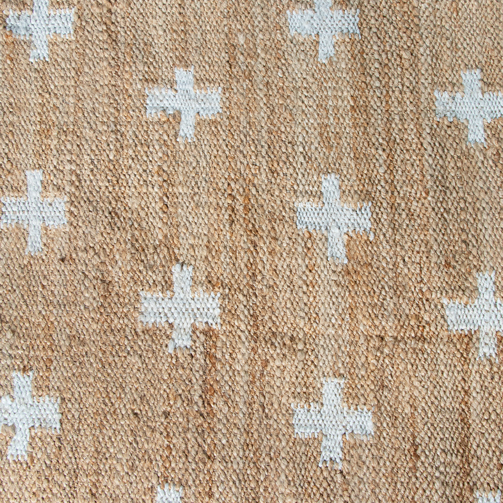 Alfombra de Yute Natural con Diseño Geométrico 250x350 cm