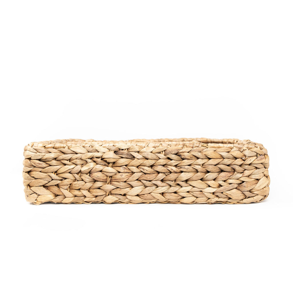 Canasto Porta Cubiertos de Fibra Natural Jacinto 40x27 cm