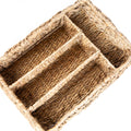Canasto Porta Cubiertos de Fibra Natural Jacinto 40x27 cm