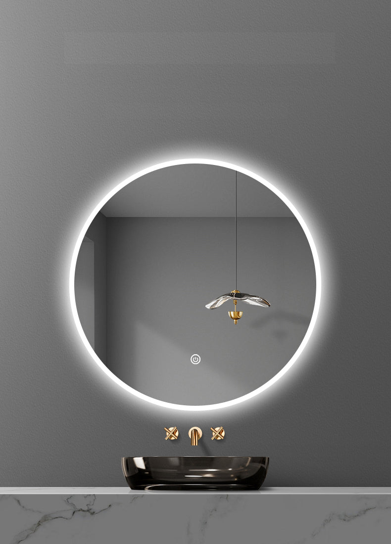 Espejo redondo led blanca 60 cm & 80 cm c/u