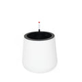 Macetero ALINE PVC autorregante redondo blanco 31 x 35cm