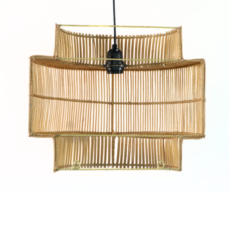 Pantalla apliqué Anisa Natural d40cm
