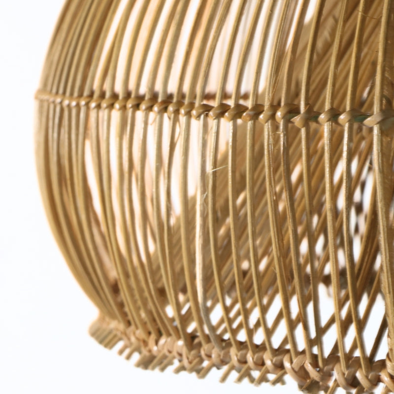Lámpara Colgante Melati de Rattan Natural Mediana