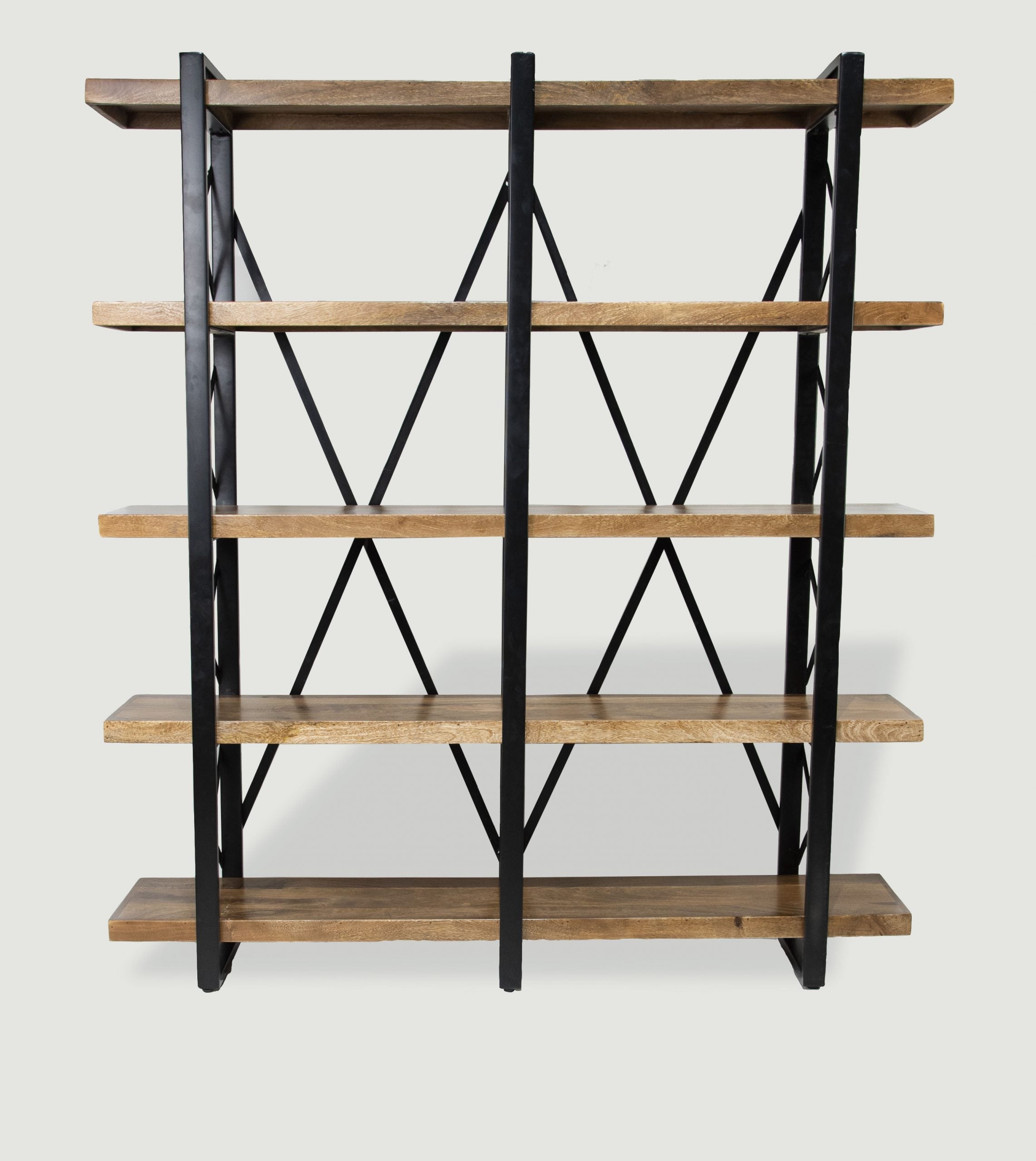 Estante madera de mango y estructura metálica 200 x 180 cm
