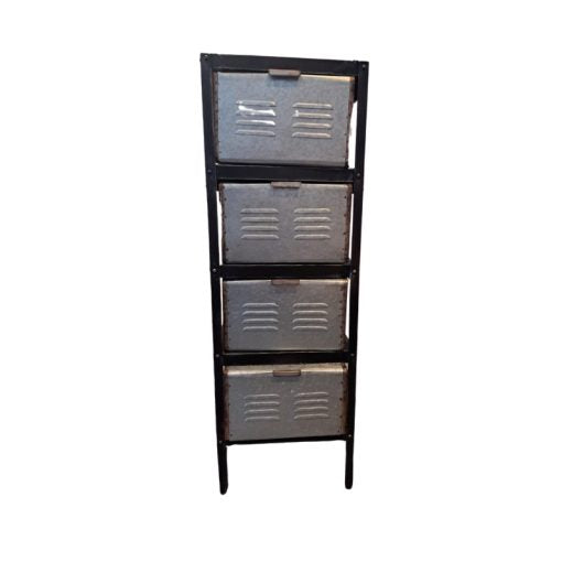 Gabinete Metálico con Cajones Estilo Industrial