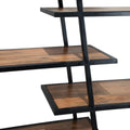 Estante 8 repisas madera de mango y metal 120x40x180cm