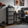 Gabinete Metálico con Cajones Estilo Industrial