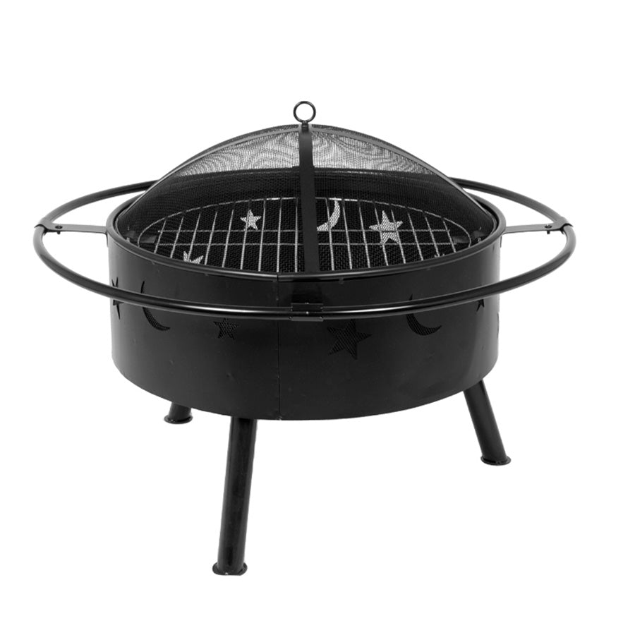 Brasero / Parrilla Centauro · Acero Negro 2 en 1