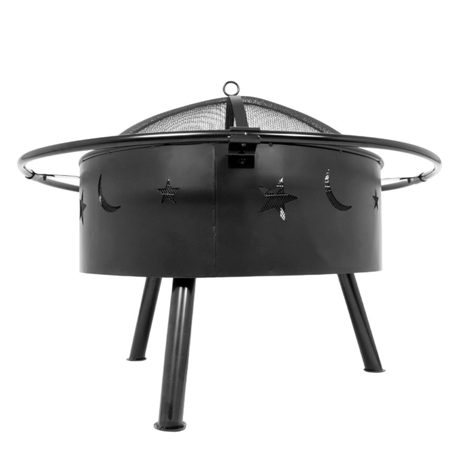 Brasero / Parrilla Centauro · Acero Negro 2 en 1
