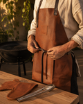 Set Asador de Cuero de Búfalo