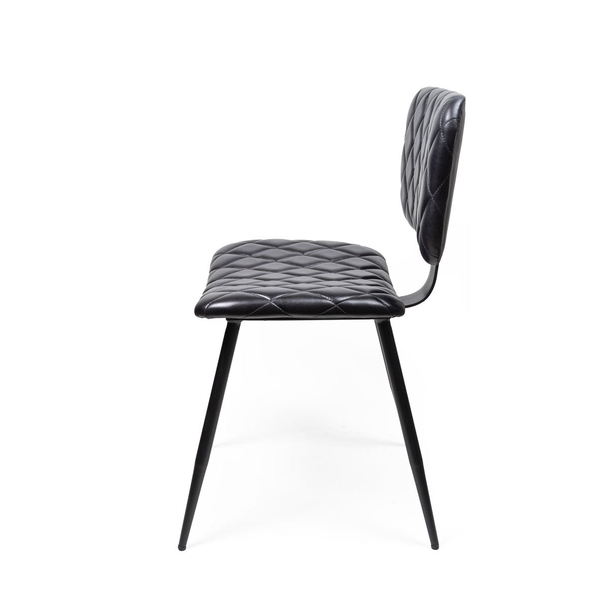 Silla Lisboa Cuero Full Grain Negro