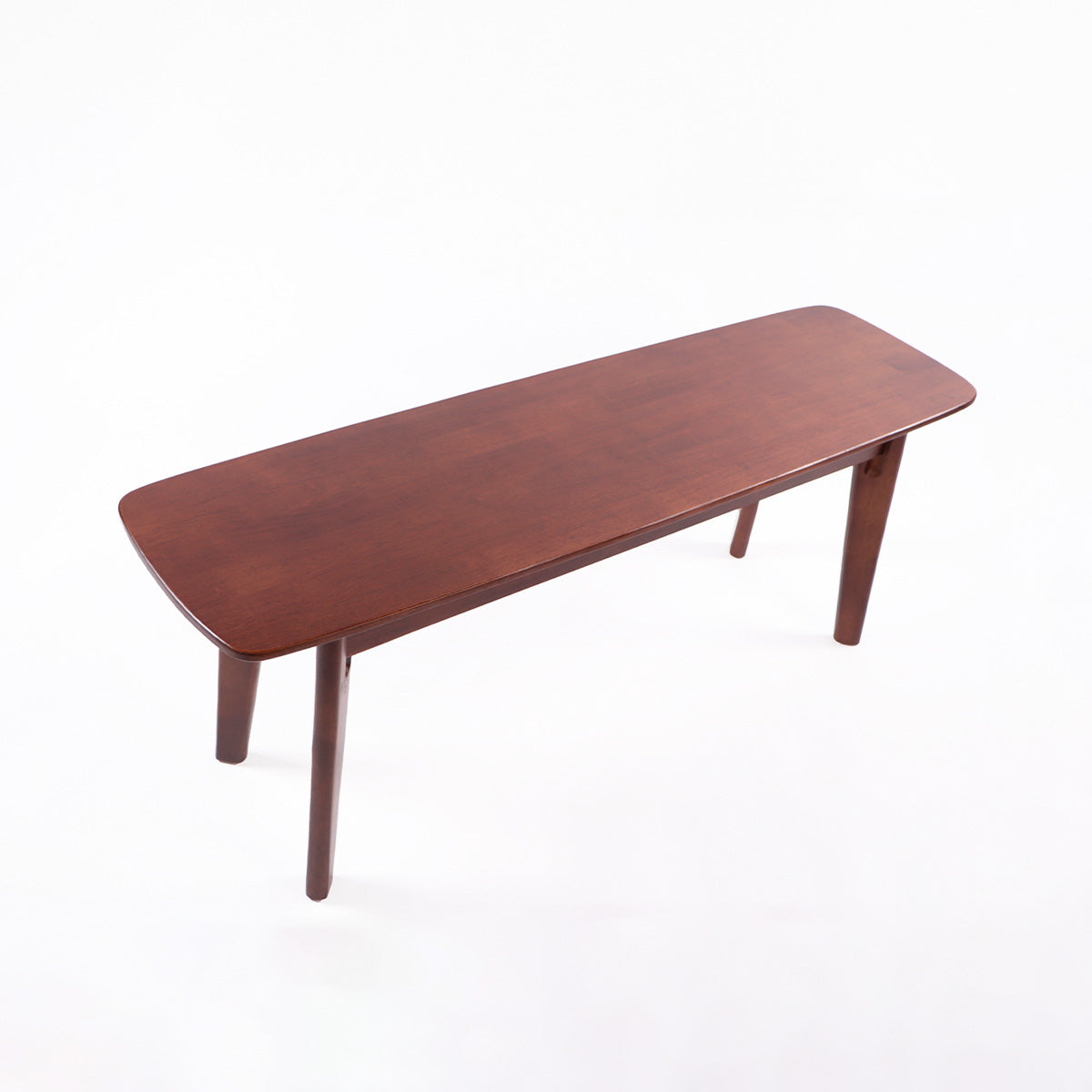 Banqueta de madera BRAHMS madera oscura